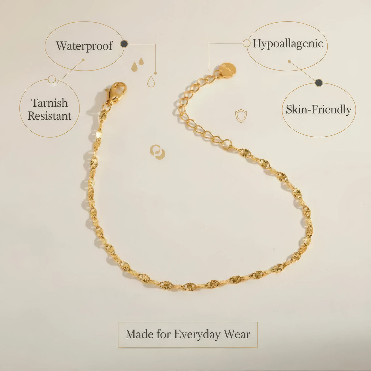 Peachy Thin Bracelet