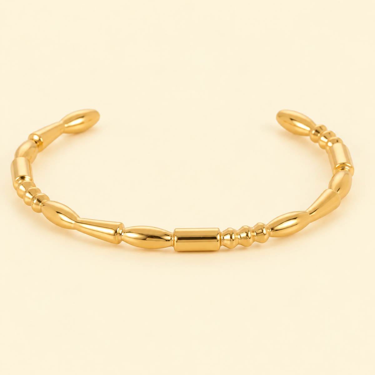 Peach Golden Bangle