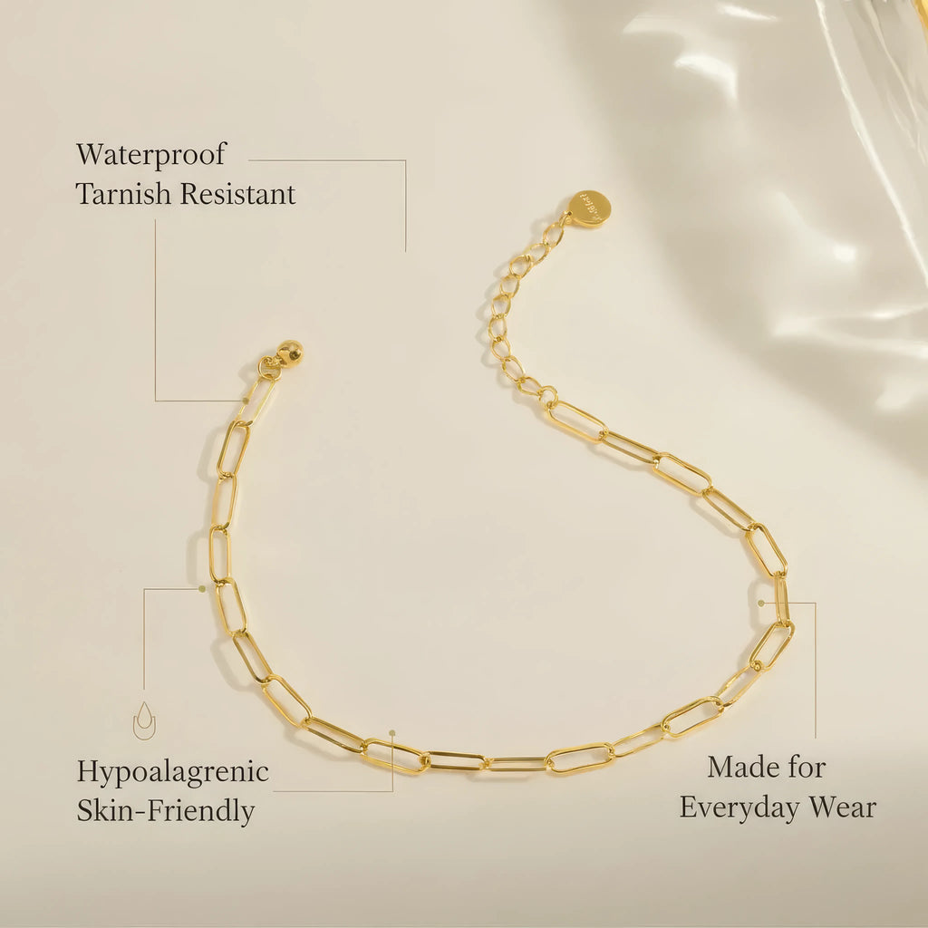 Aurélie Paperclip Bracelet