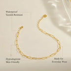 Aurélie Paperclip Bracelet
