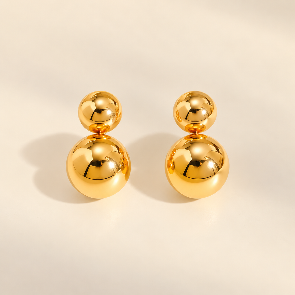 Ball Gold Icon Stud Earrings