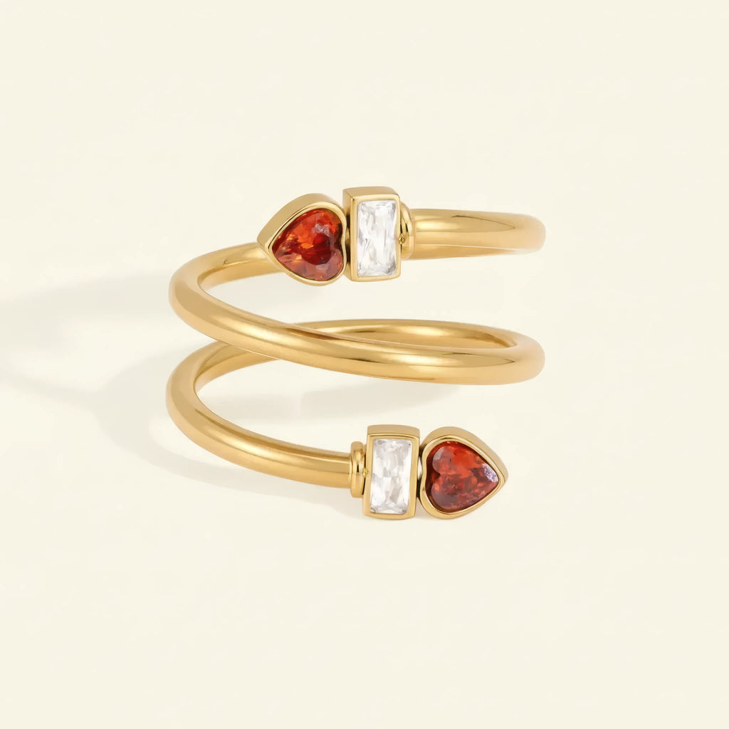 HeartGlow Open Ring
