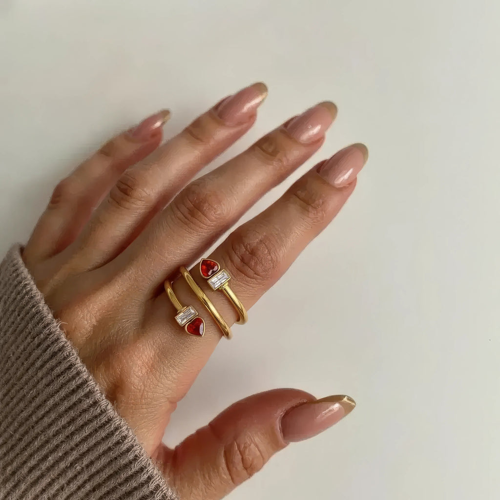 HeartGlow Open Ring