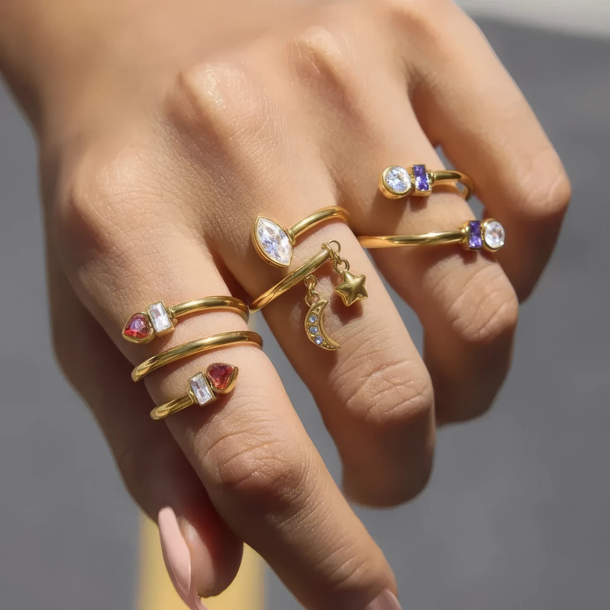 HeartGlow Open Ring