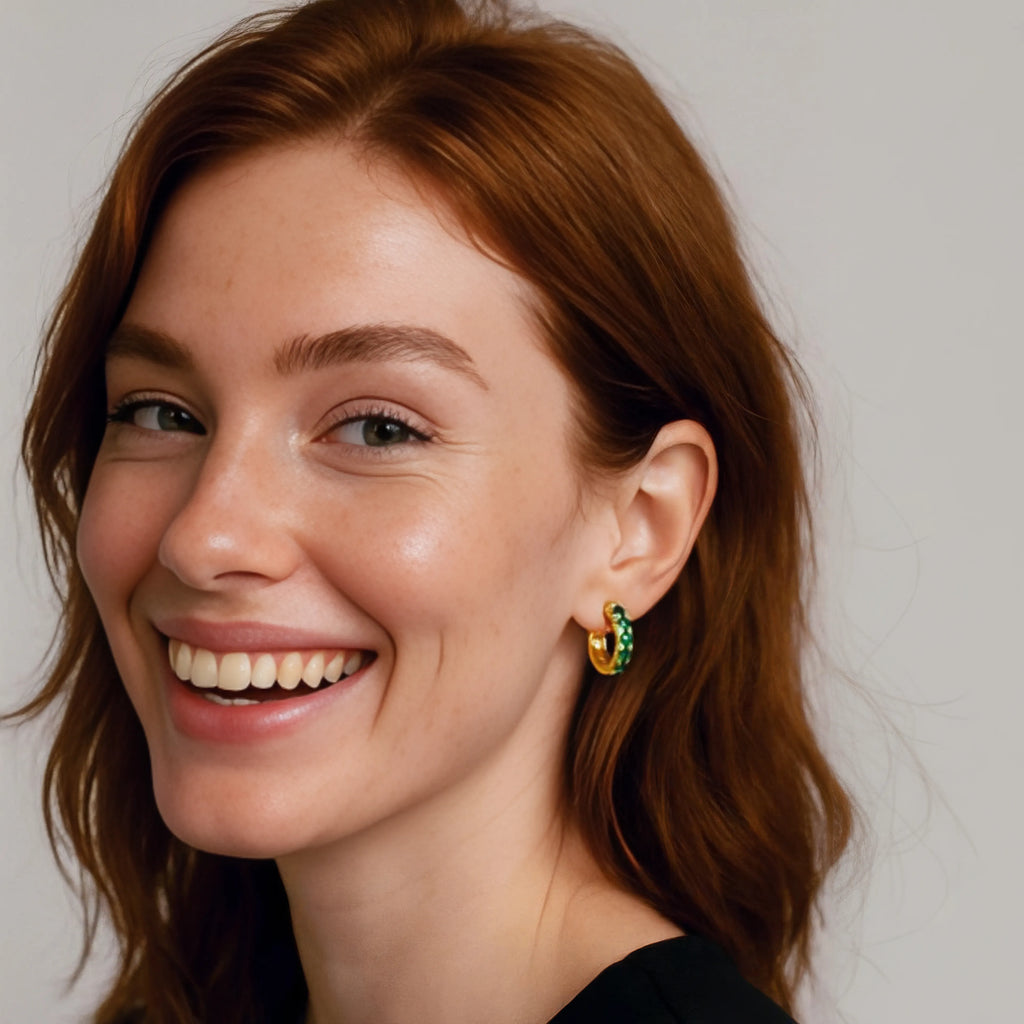 Heart Hoop Earrings