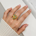Heart Shape Open Ring
