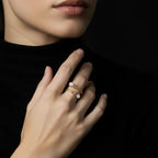 Heart Zircon Open Ring