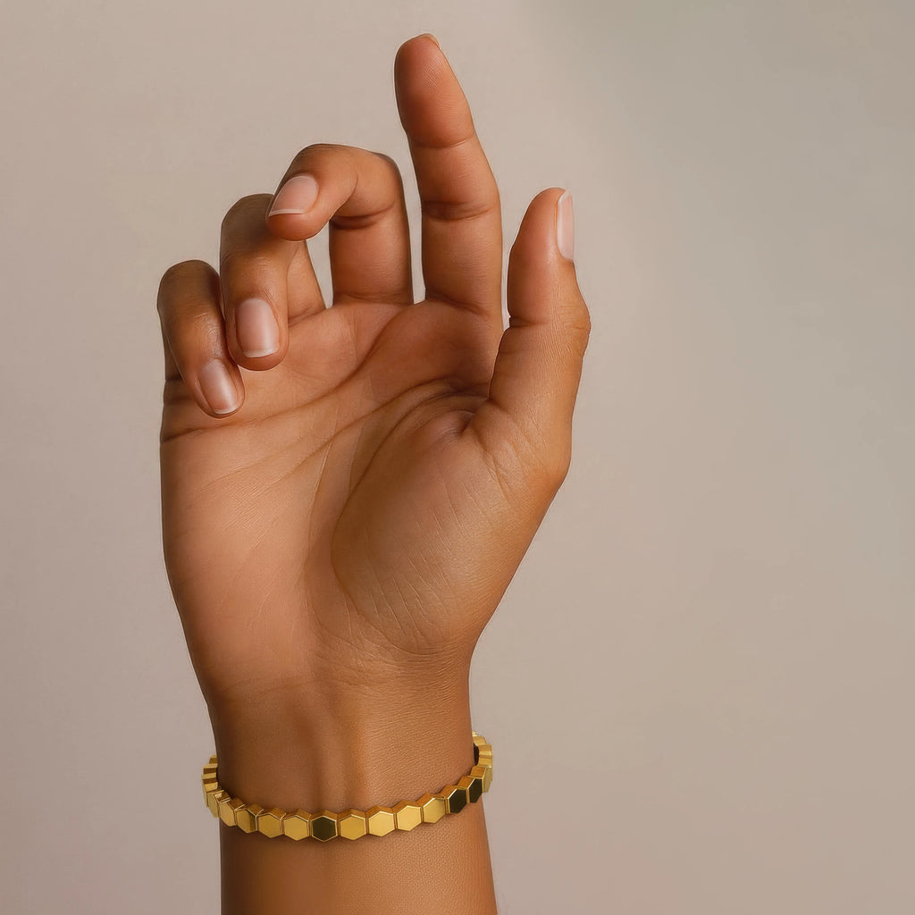 Honeycomb  Bangle