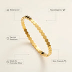 Honeycomb  Bangle