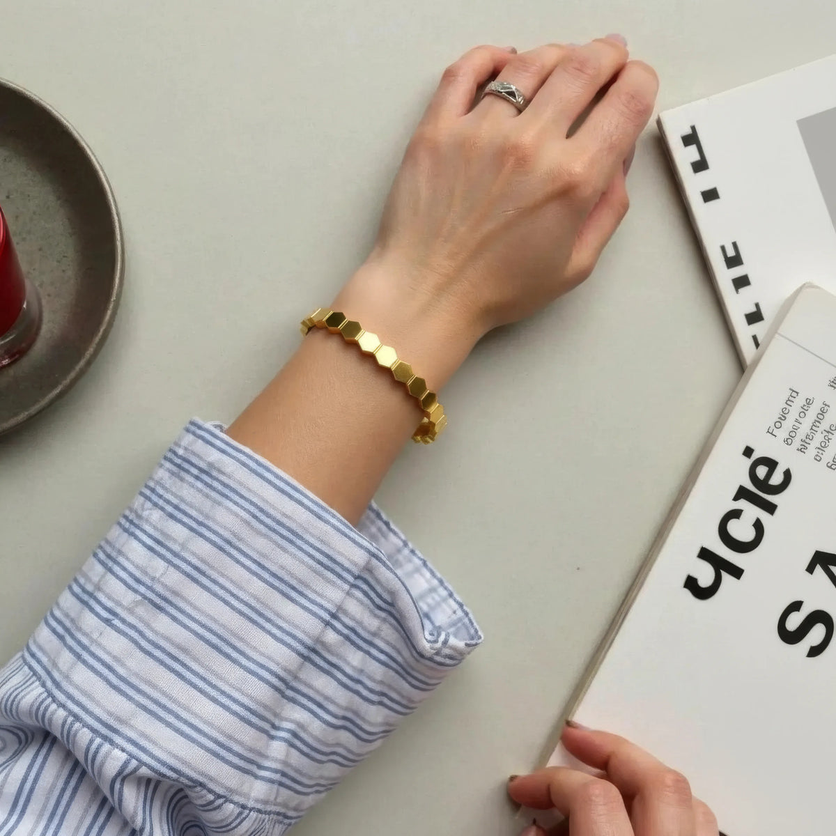 Honeycomb  Bangle