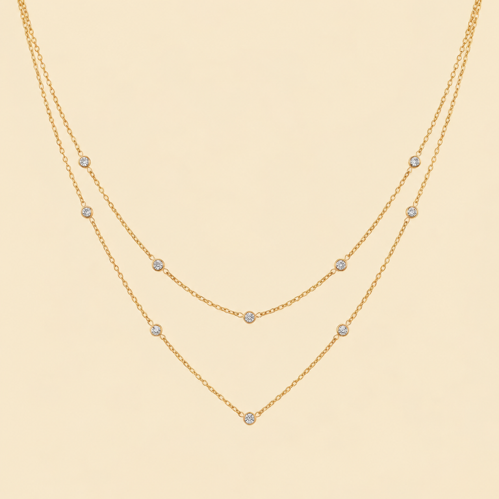 Layered Double Trouble Necklace