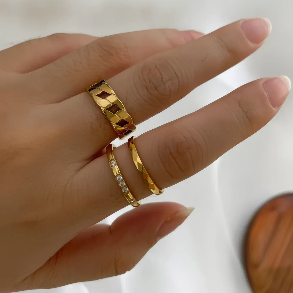 Three of a Kind Ring Set