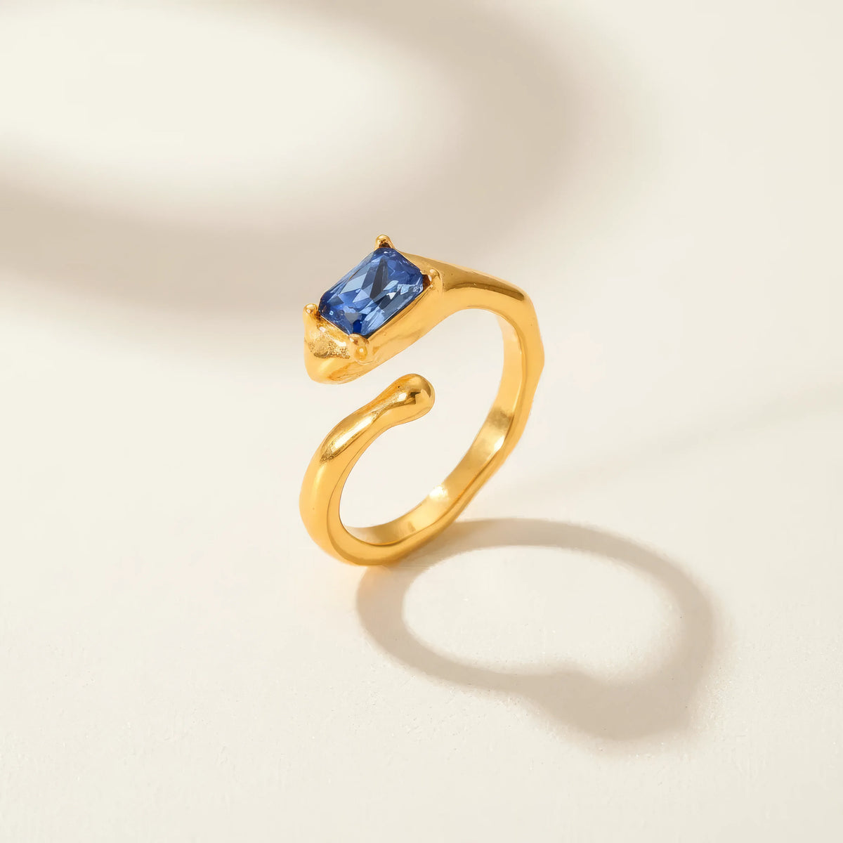 Moonstone Heart Ring
