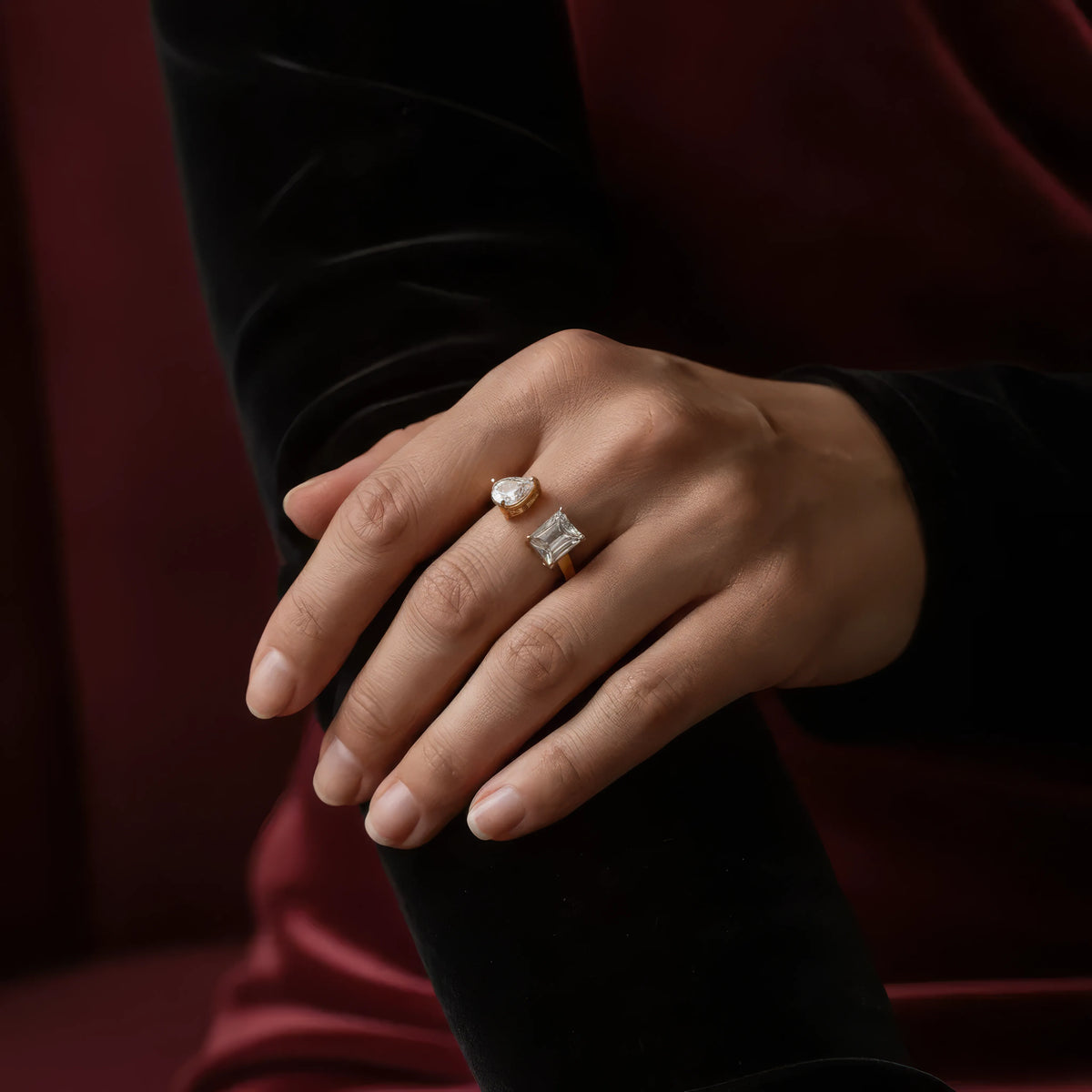 Open Drop Geometric Ring