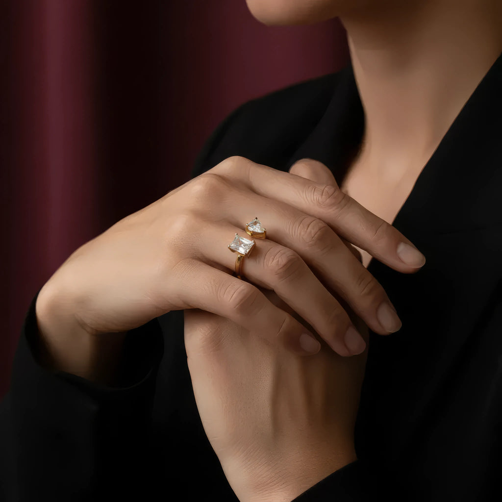 Open Drop Geometric Ring
