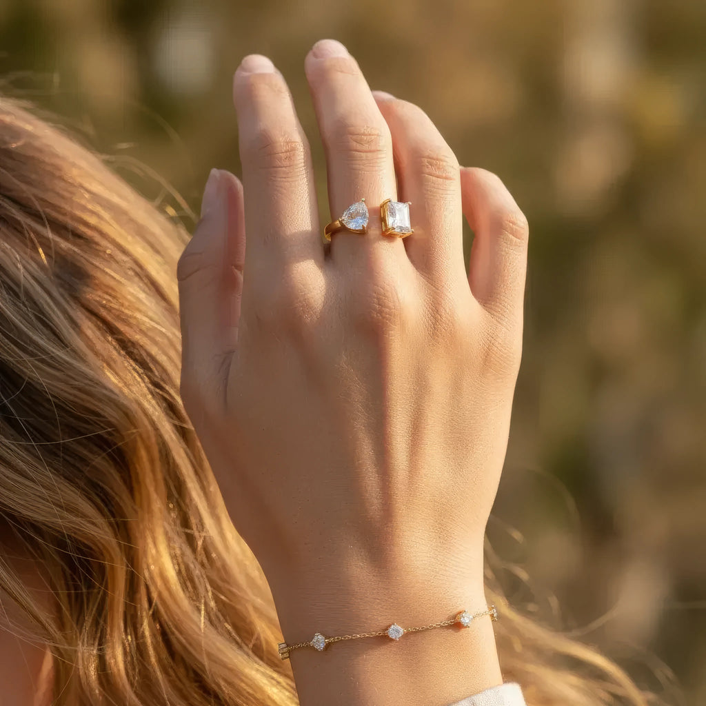 Open Drop Geometric Ring