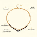 Oval Gold Necklace