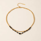 Oval Gold Necklace