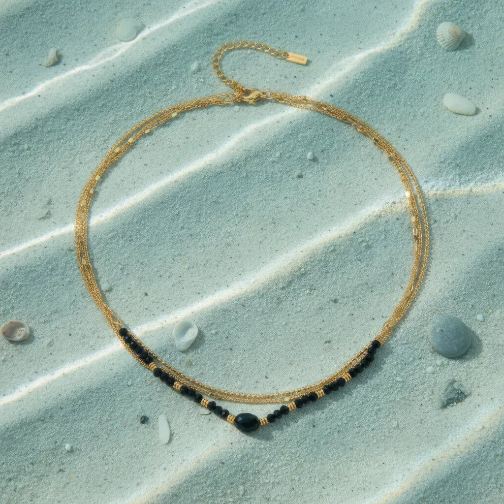 Oval Gold Necklace