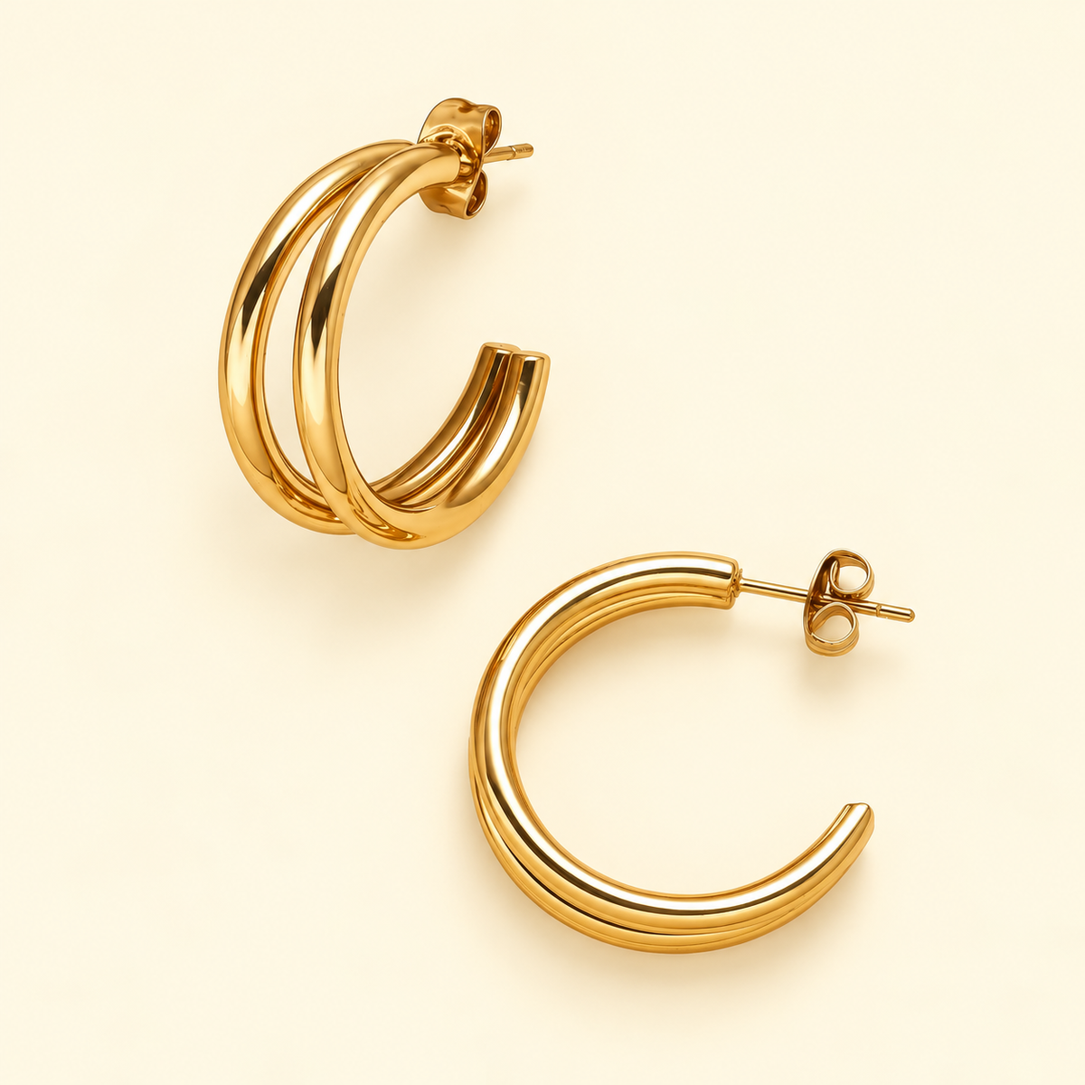 Vela Layered Hoops