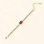 Red Gem Thread Bracelet
