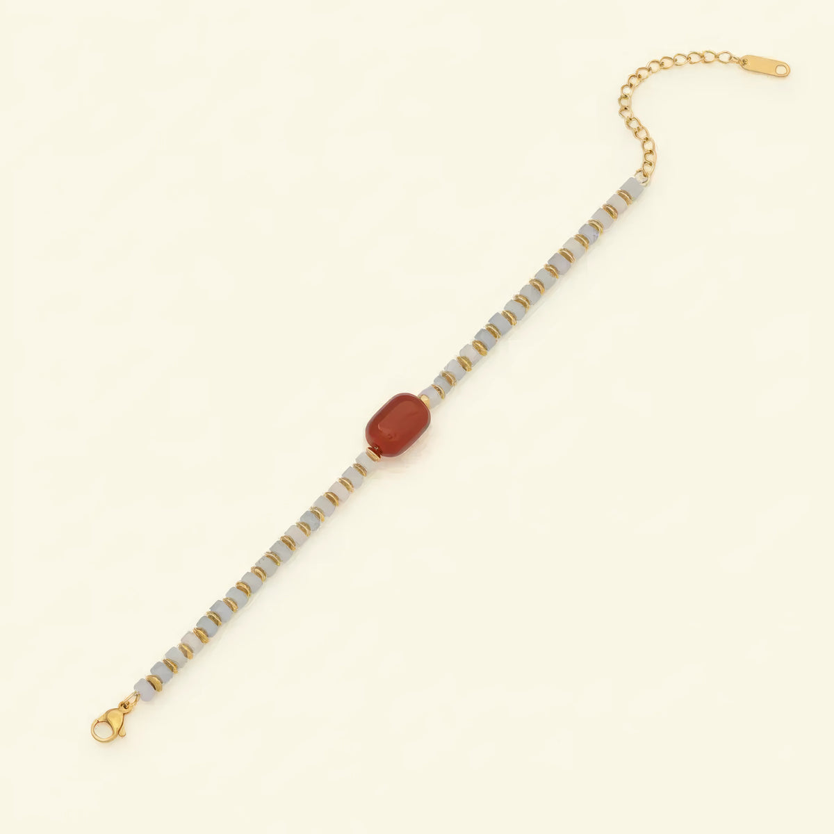 Red Gem Thread Bracelet