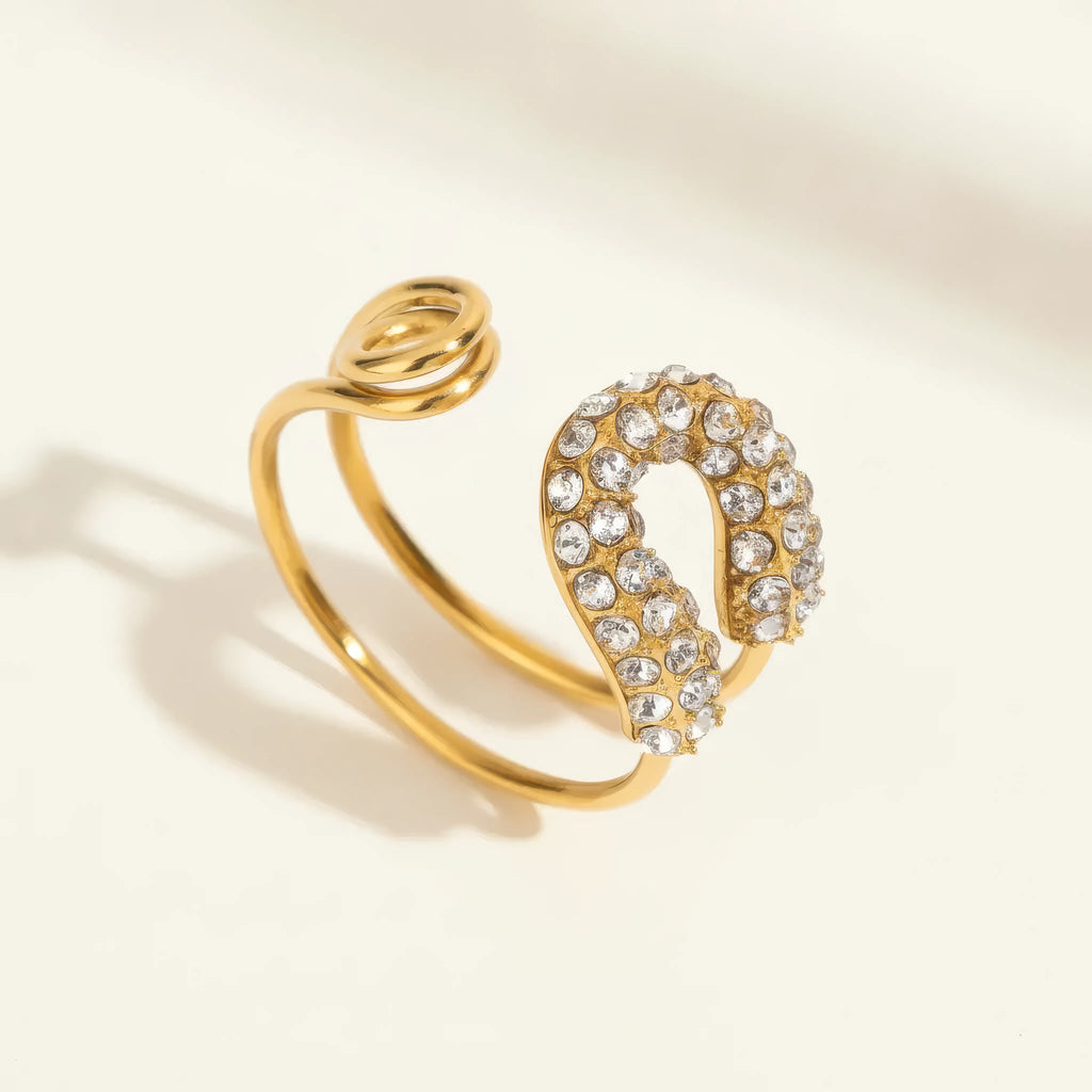 Golden Horseshoe Ring
