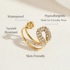 Golden Horseshoe Ring