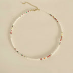 White beaded chain