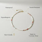 White beaded chain