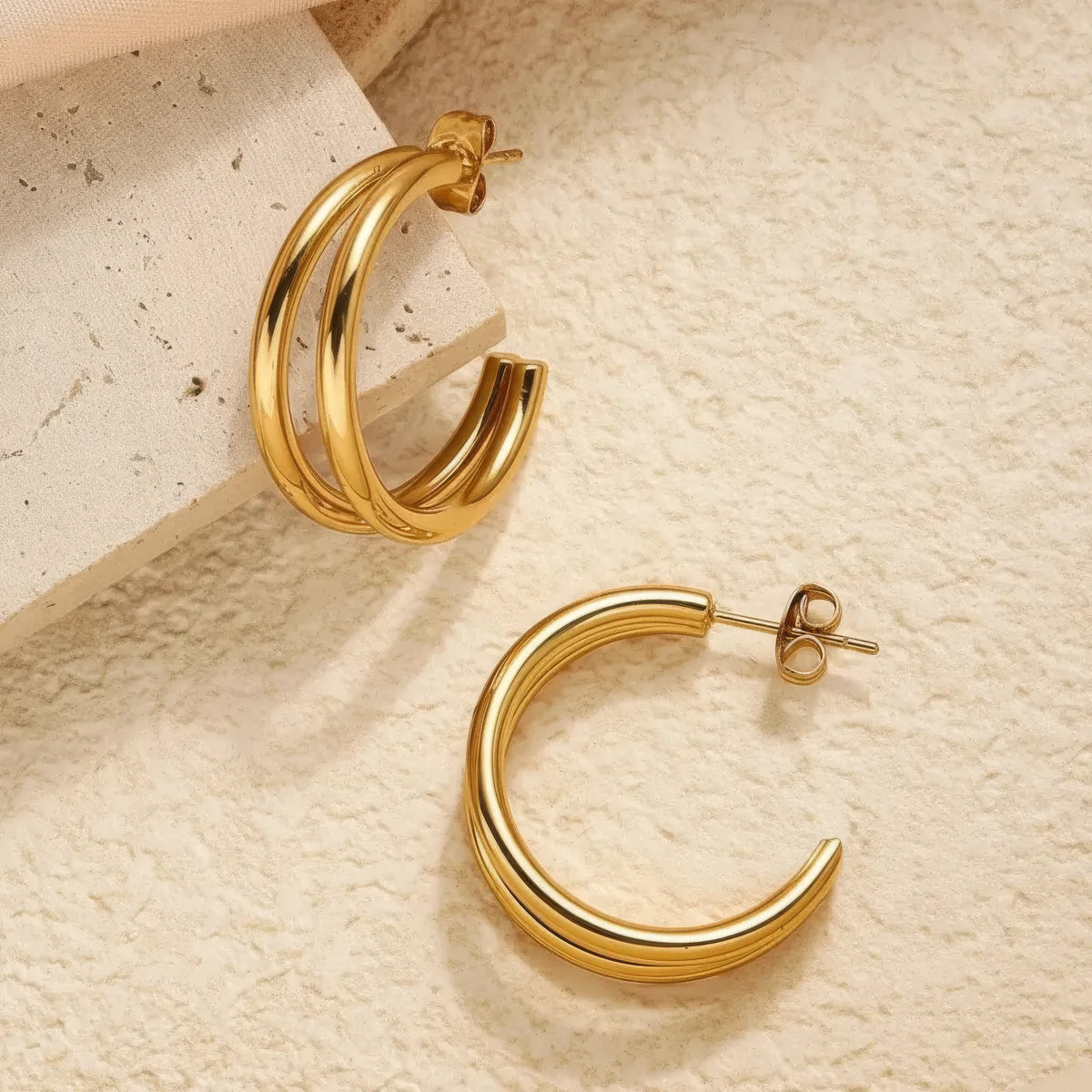 Vela Layered Hoops