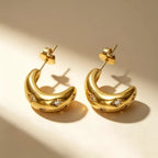 Skully Zircon Earrings