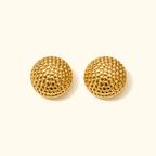 Peach Twist Earrings