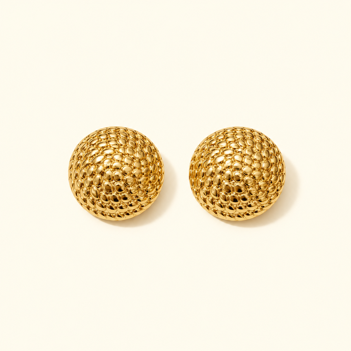 Peach Twist Earrings