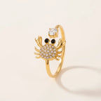 Golden Crab Ring
