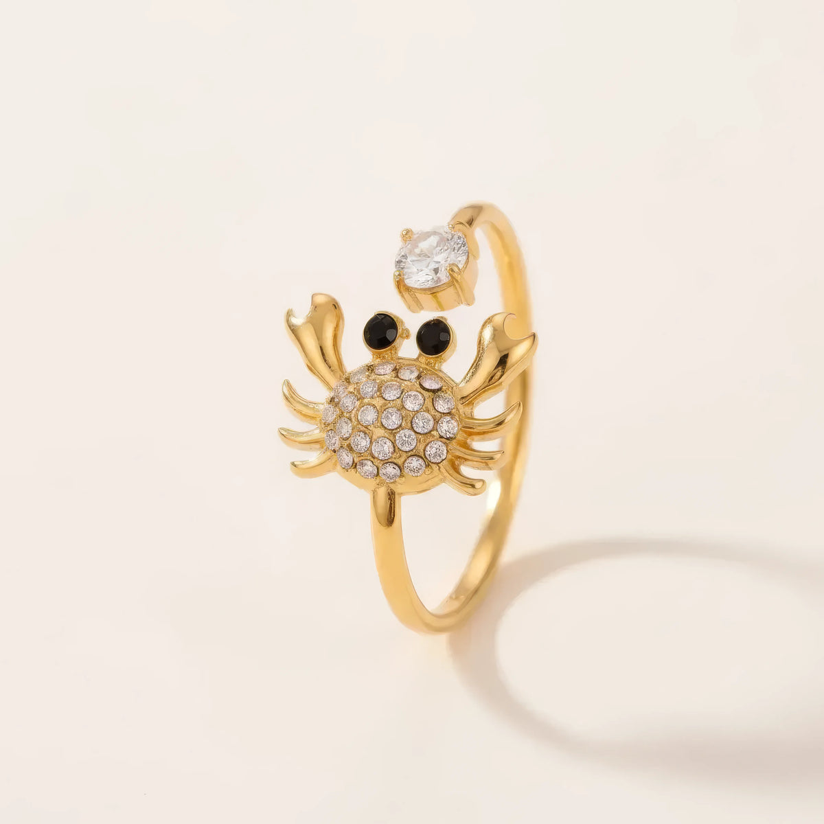 Golden Crab Ring