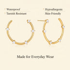 U Loveh Hoopy Earrings