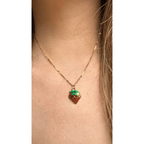 Strawberry Pendant Necklace