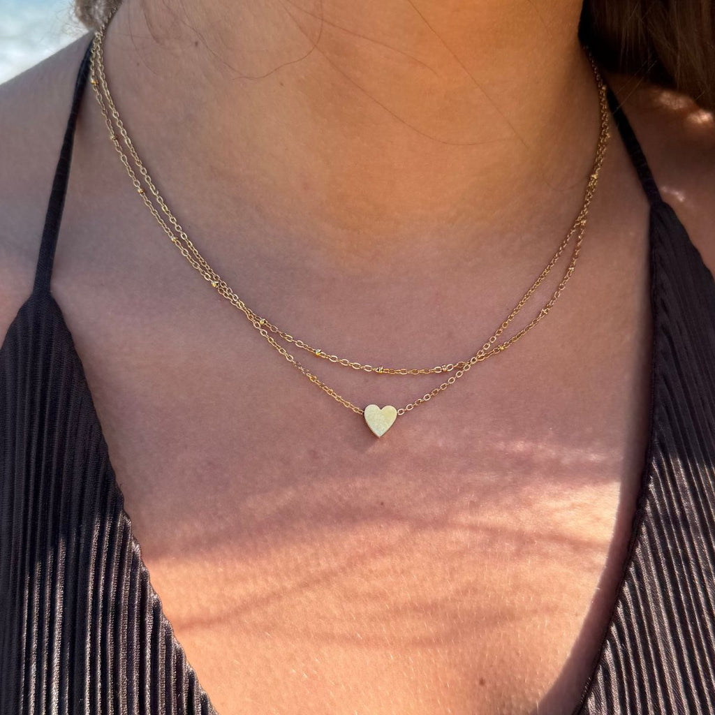 Layered Heart Necklace