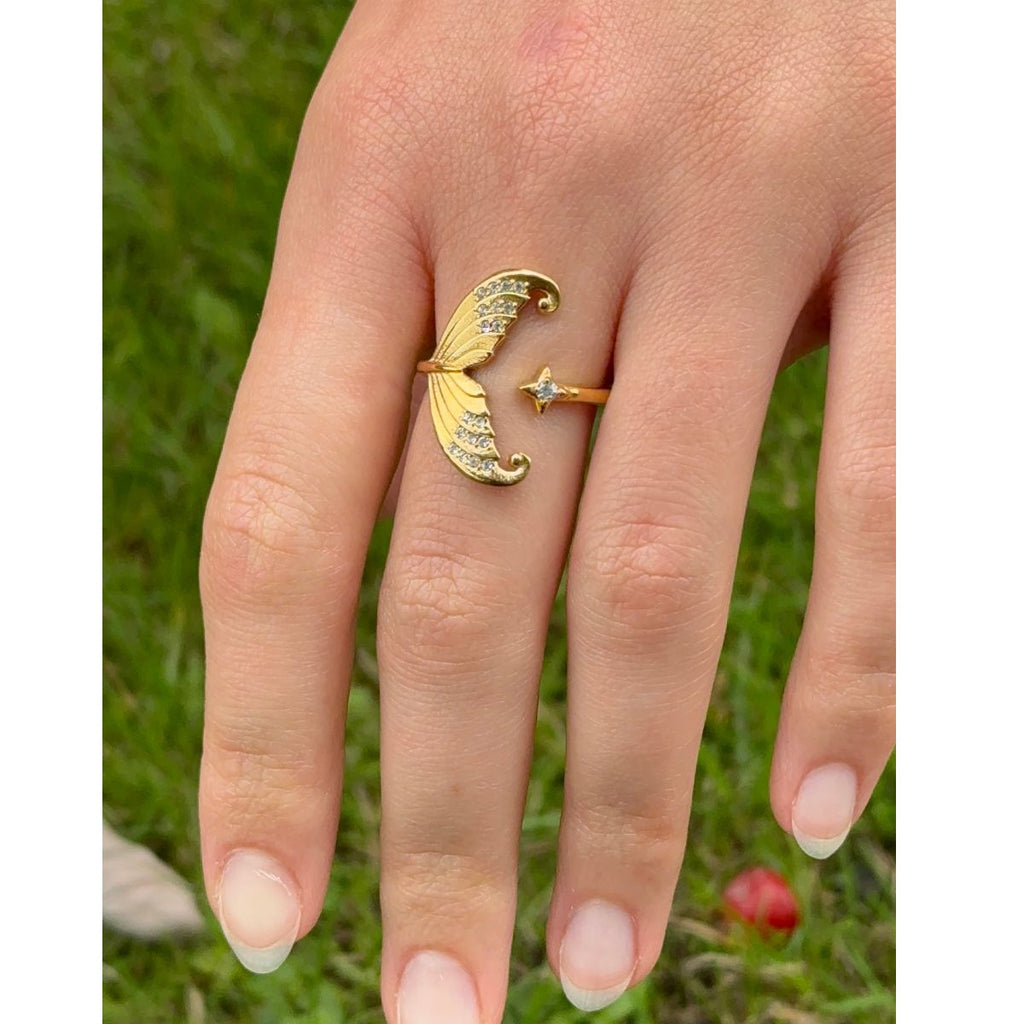 Celeste Wing Ring