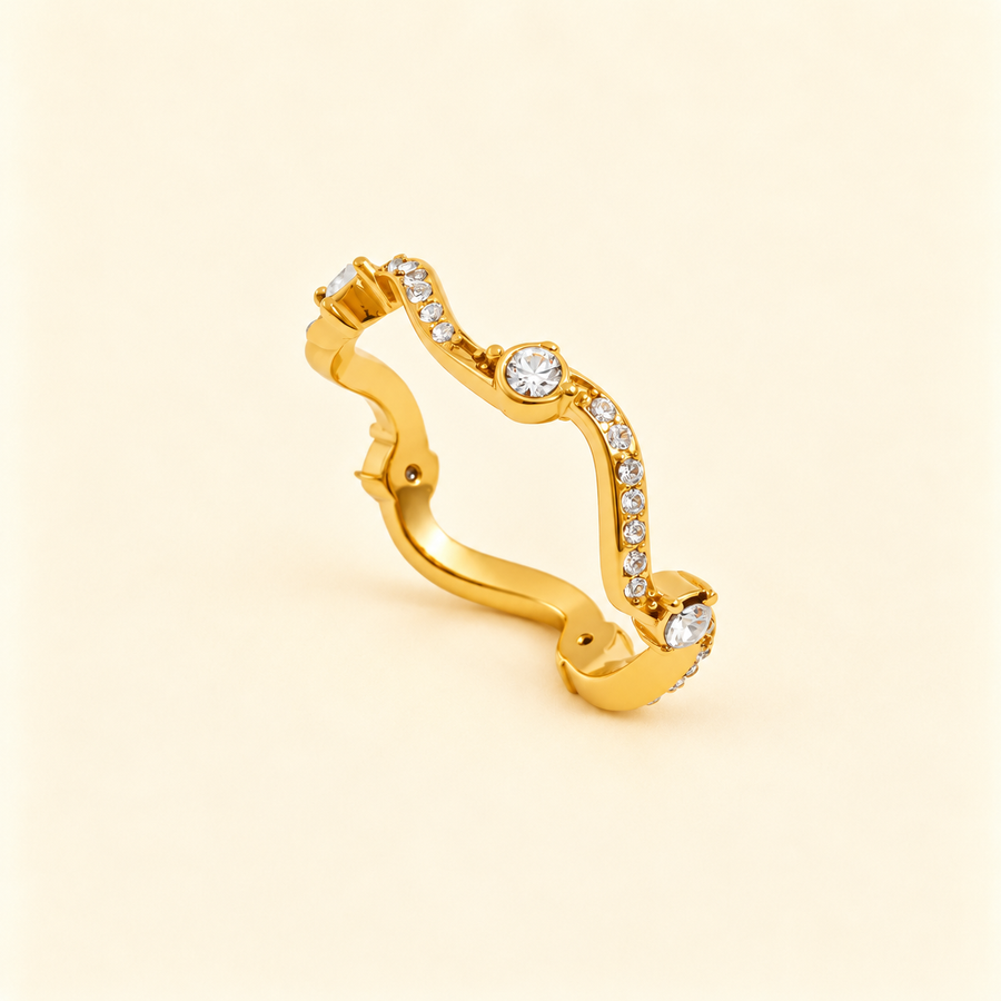 Wavy Gold Ring