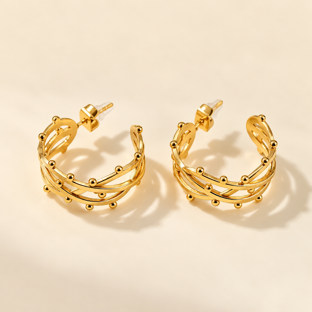 Aura Layered Hoops