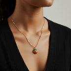 Strawberry Pendant Necklace
