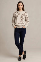 Leopard Relaxed Fit Sweater