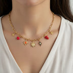 Multi-Charm pendants Necklace